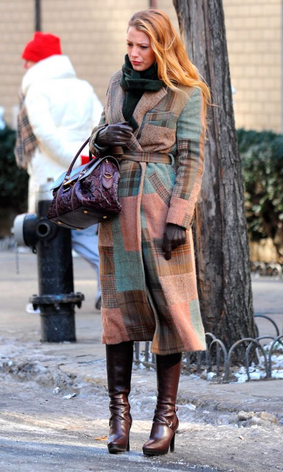 Blake Lively In Ralph Lauren As Serena Van Der Woodsen On The Gossip Girl Set, 2011