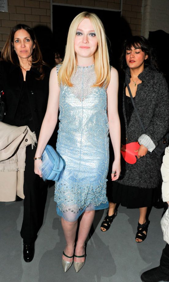 Dakota Fanning At The Marc Jacobs AW12 Show, New York, 2012