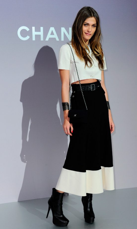 Chanel Muse Elisa Sednaoui Dressed To Impress At Paris Fashion Week AW12