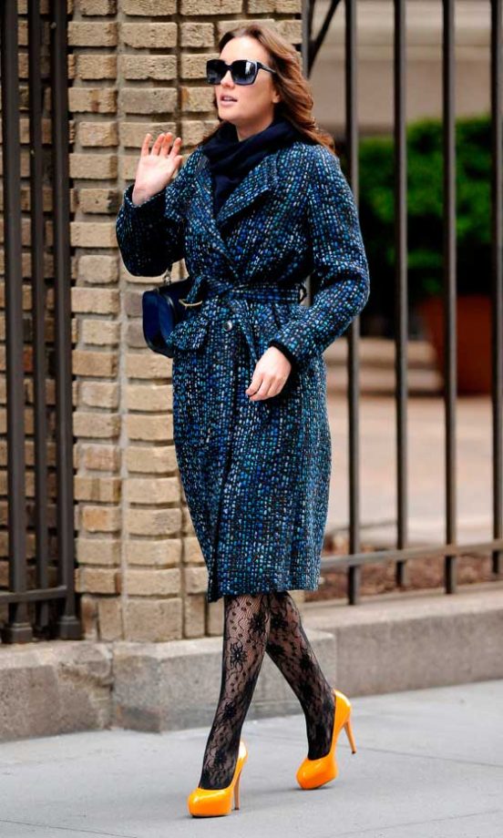 Leighton Meester Channelling Blair Waldorf On The Set Of Gossip Girl In New York, March 2012