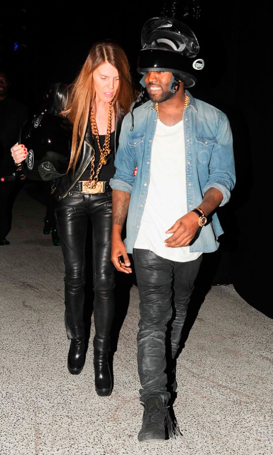 Anna Dello Russo Joined Kayne West At His After-Party AW12 In Paris