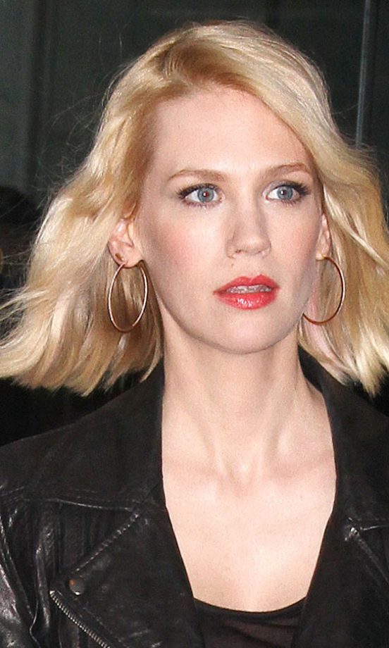 January Jones: Bringing Back The Hoop Earring? Are You Ready For It? 2012