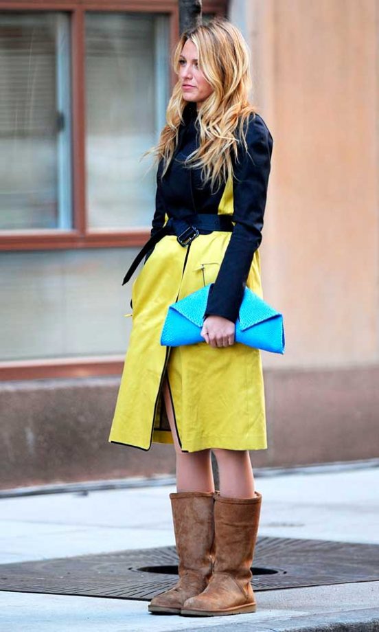 Blake Lively Filming On The Gossip Girl Set In New York, March 2012
