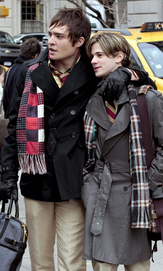 Ed Westwick As Chuck Bass Imparts Some Wise Words To Eric Van Der Woodsen, 2008