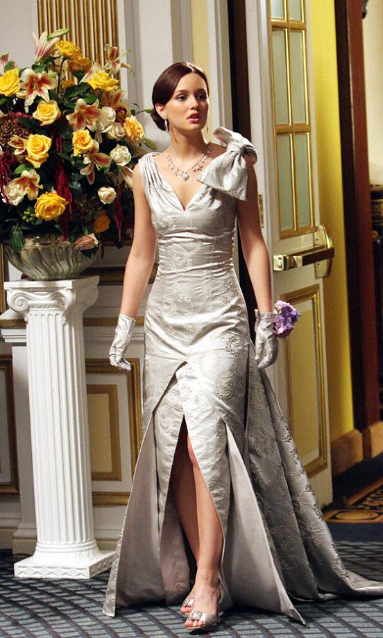 Leighton Meester As Blair Waldorf Agrees To Go To The Debutante Ball With Nate Even Though They Had Officially Broken up, 2008