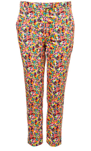 Get in the mood for summer with Topshop's tropical-print trousers!