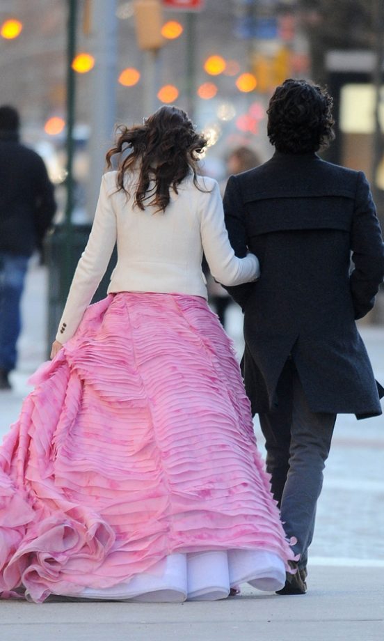 Leighton Meester And Penn Badgley Stun In New York On The Gossip Girl Set, 2012