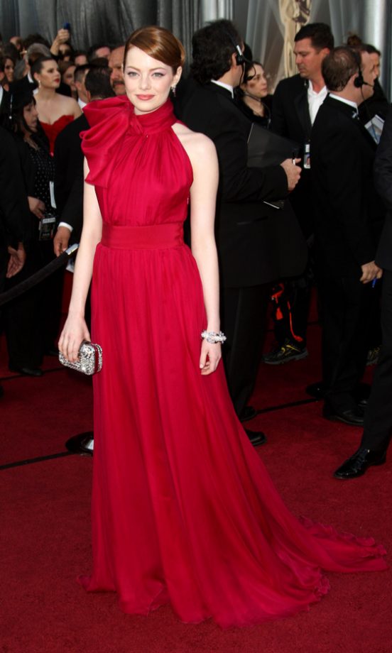 Emma Stone In Giambattista Valli At The Oscars 2012