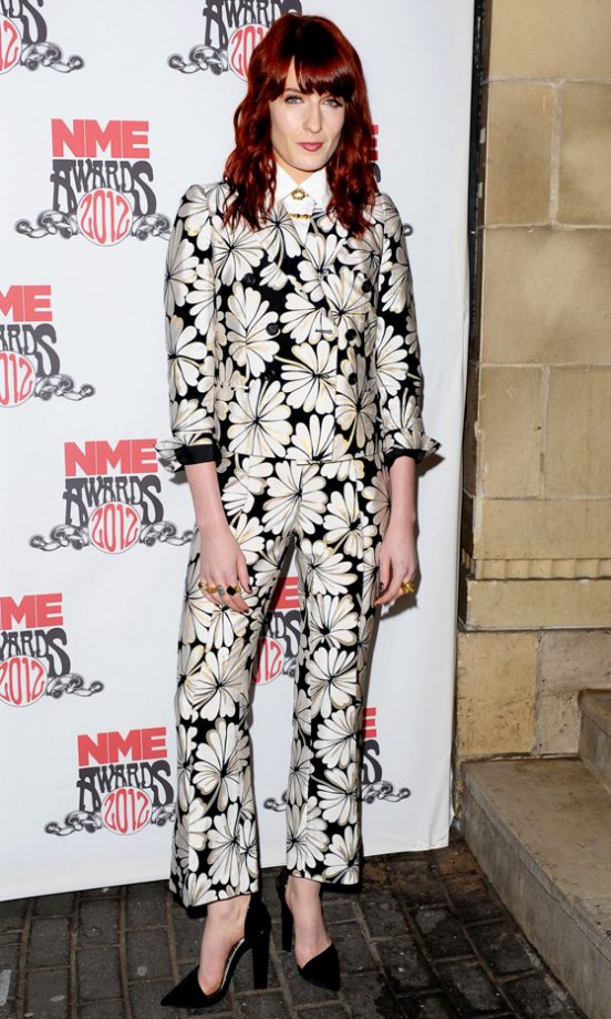 Florence Welch In Moschino At The NME Awards 2012