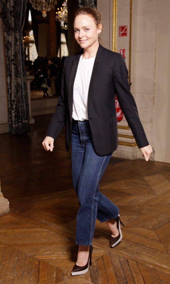 Stella McCartney Looked Effortlessly Chic Backstage At Her AW12 Fashion Show