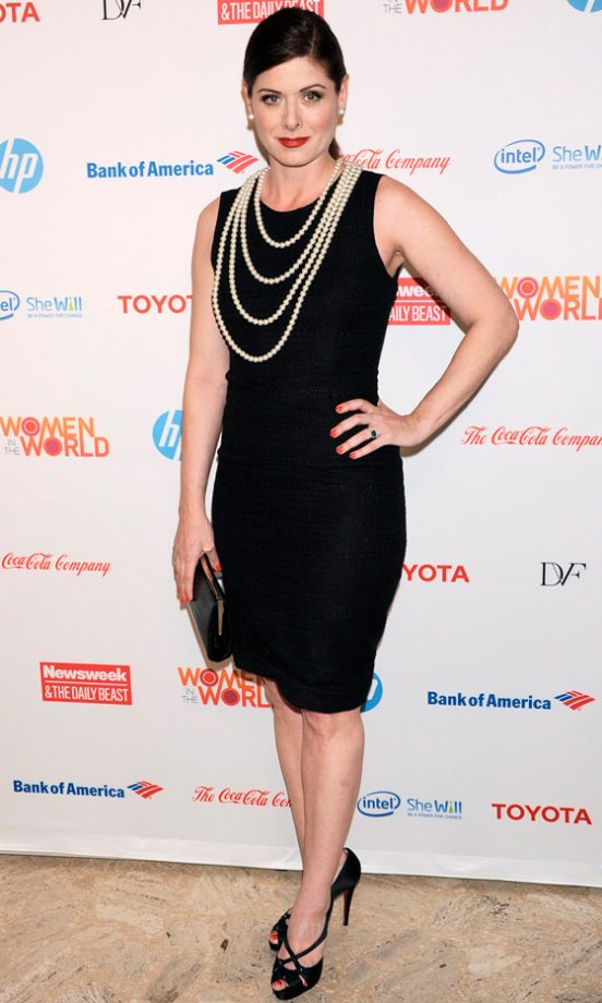 Debra Messing At The 3rd Annual Women In The World Summit,2012