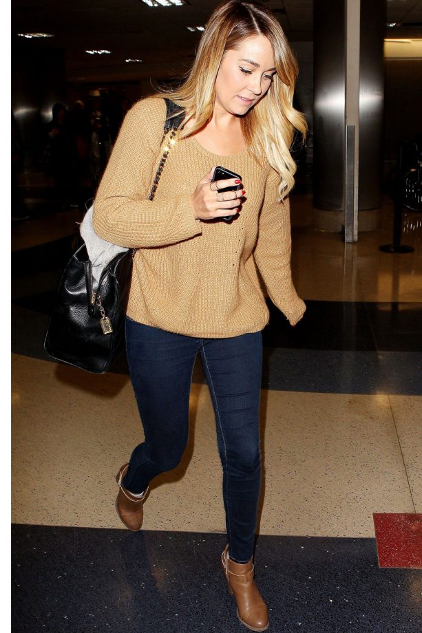 Lauren Conrad Arriving At LA, 2013