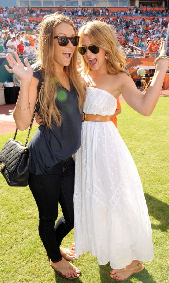 Lauren Conrad With Best Friend Lo Bosworth, 2009