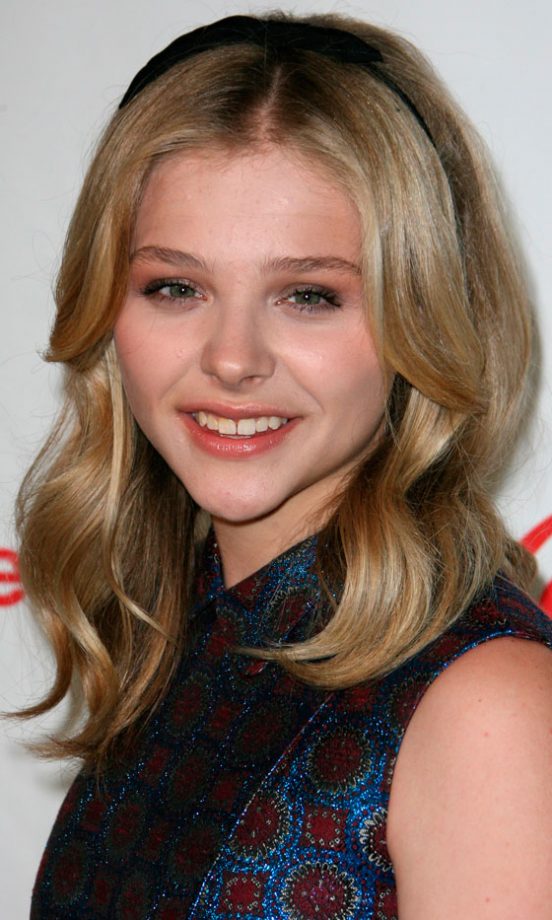 Chloe Moretz Works The Perfect Dark Blonde Waves, 2012