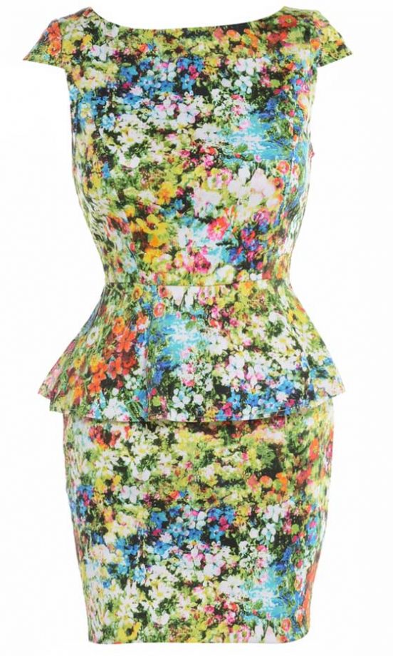 AX Paris Floral Cap Sleeve Dress, £30
