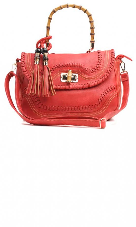 AX Paris Red Tassel Bag, £34.99