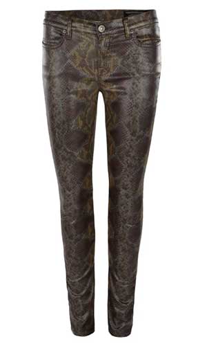 All Saints Snake Print Skinny Jeans, £95