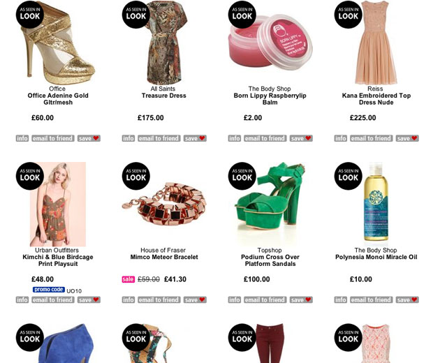 Shop the best high street fashion buys featured in fashion magazine LOOK