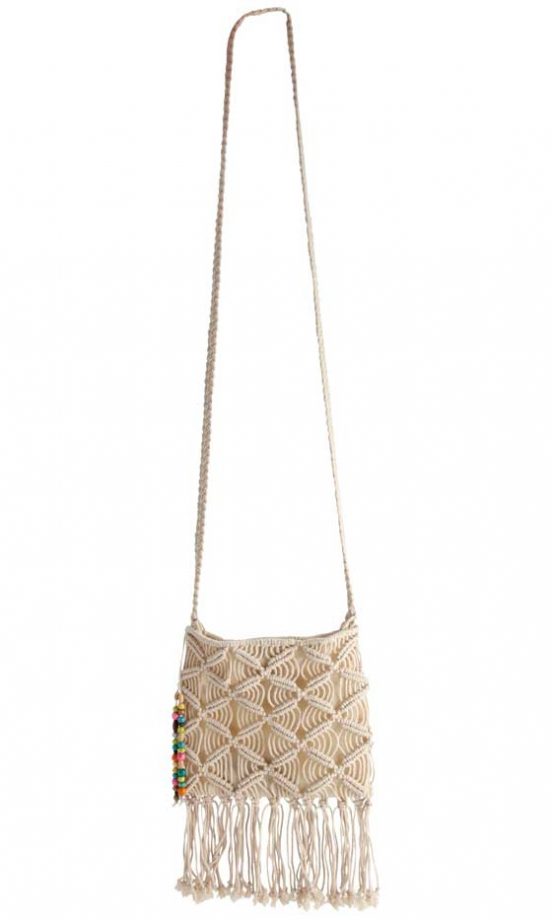 Matalan Macrami Charm Bag, £6