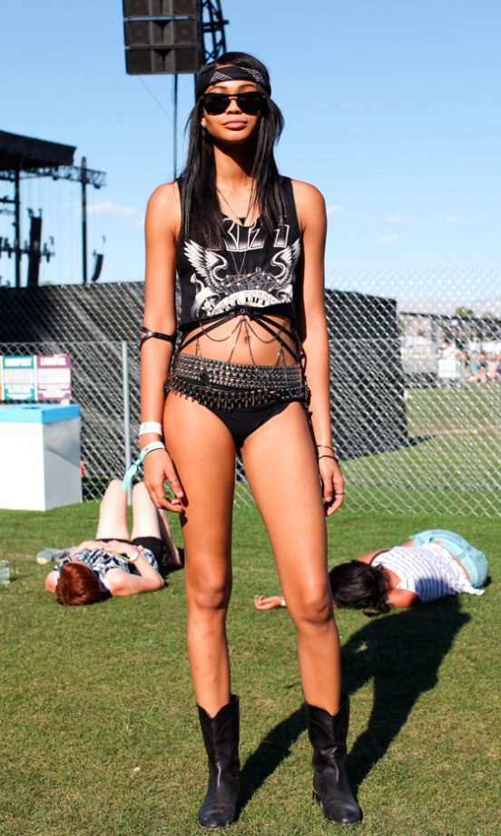 Chanel Iman Bares All In The Most Revealing Outfit Of The Festival, If You've Got It Flaunt It! 2012