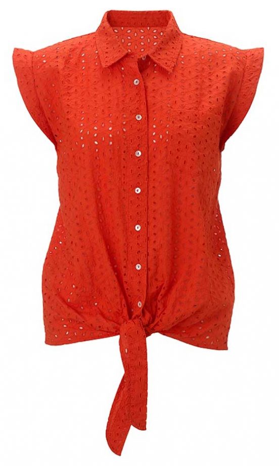 Collection Weekend by John Lewis Tie Front Shirt, £39