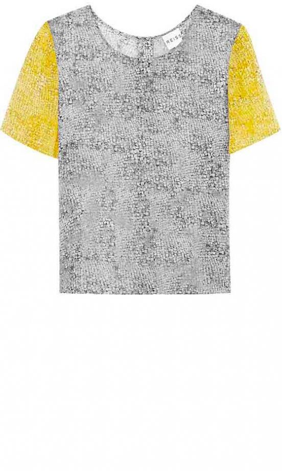 Reiss Contrast Sleeve Top, £120