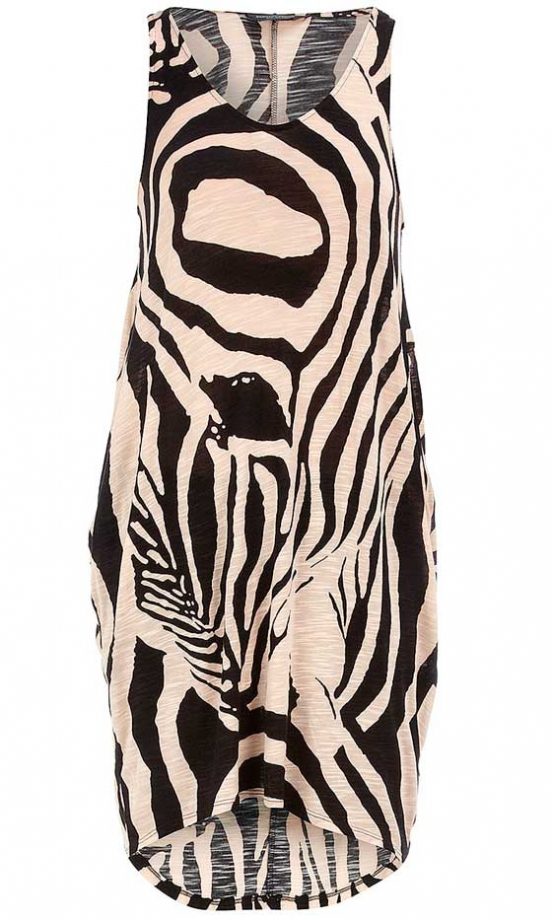 Dorothy Perkins Zebra Print Vest Dress, £18