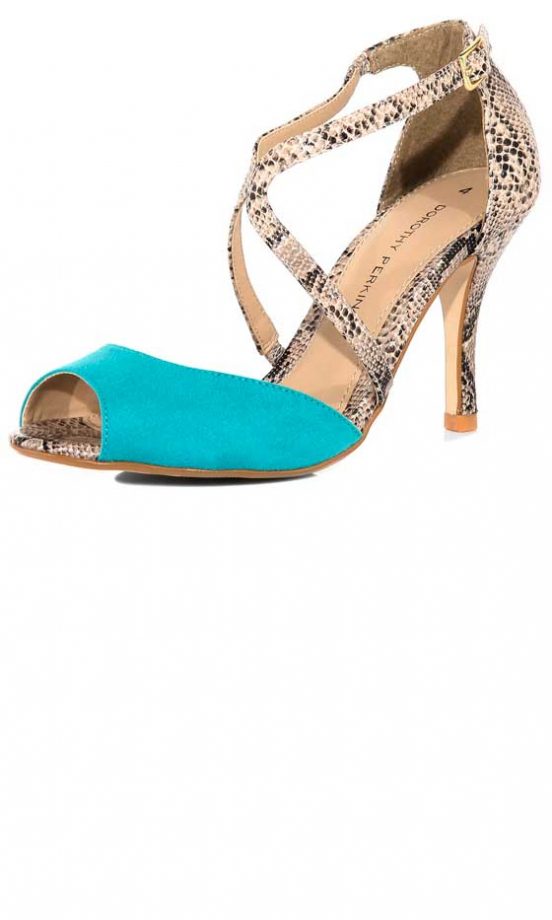 Dorothy Perkins Aqua Single Sole Sandals, £35