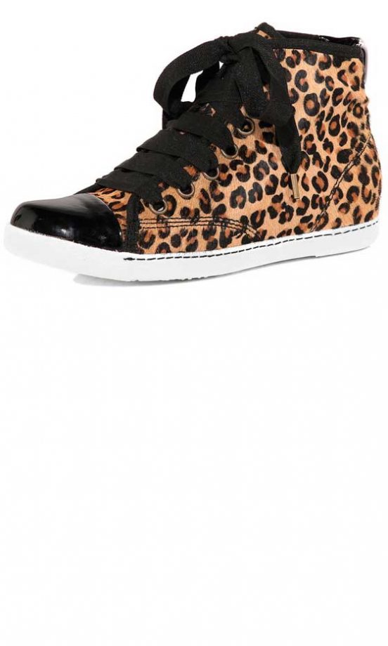 Dorothy Perkins Leopard High Tops, £65