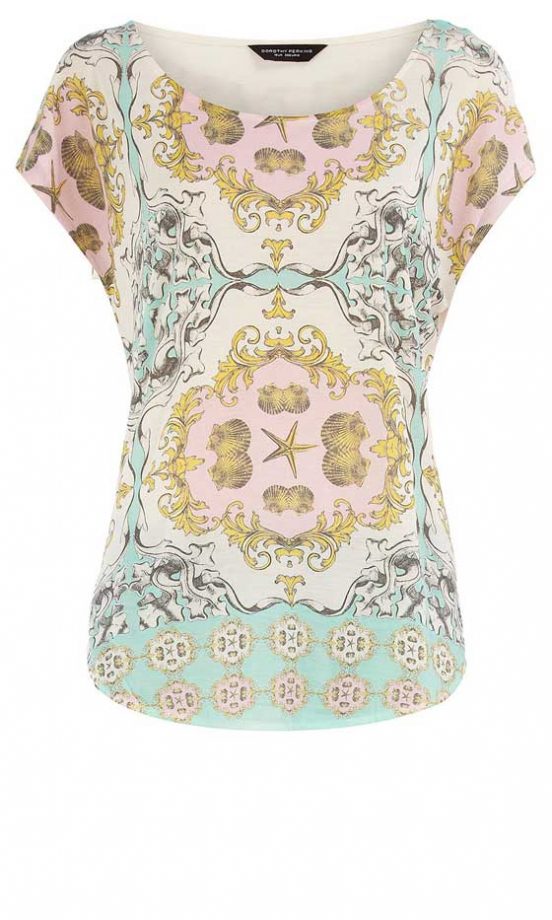 Dorothy Perkins Scarf Print Top, £16