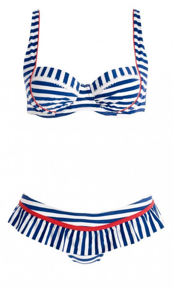Floozie at Debenhams Balcony Bikini, Top £22, Bottoms, £14