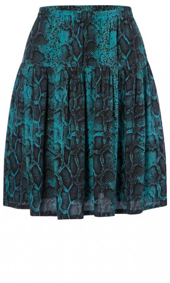 French Connection Snake Print Skirt, £37.50