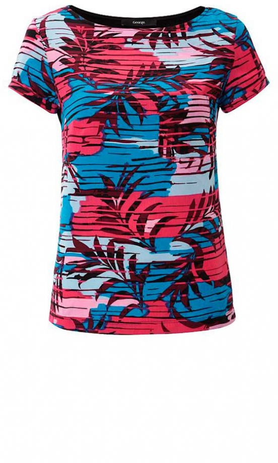 George Leaf Print Top, £9