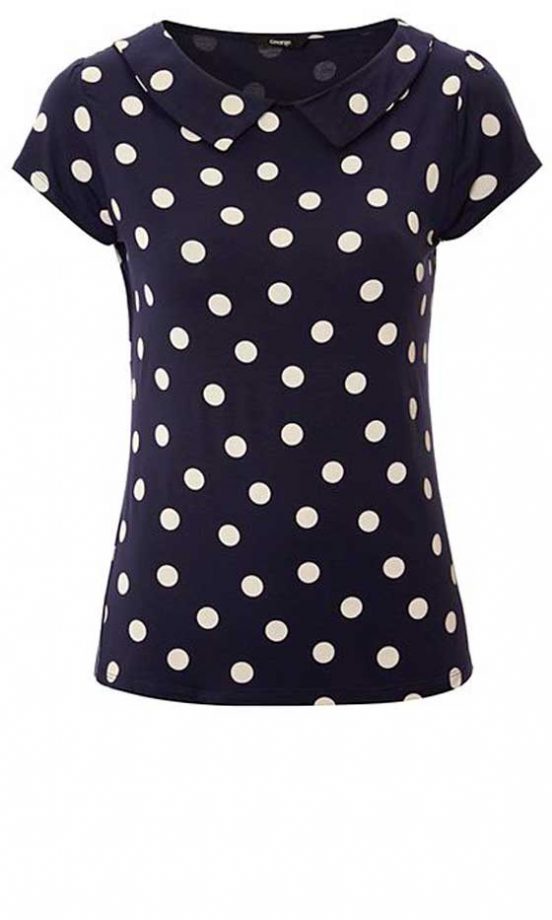 George At ASDA Peterpan Collar Top, £9
