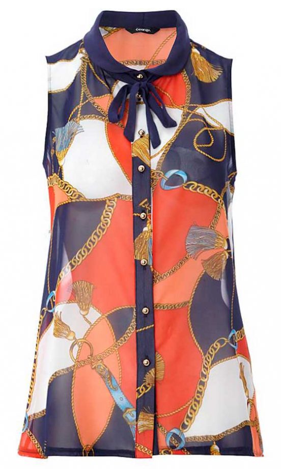 George at ASDA Scarf Print Shirt, £12