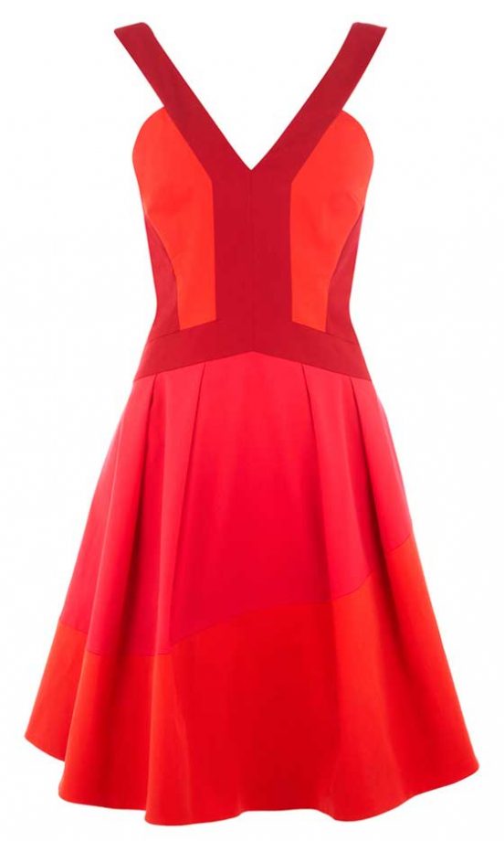 Karen Millen Colour Contrast Dress, £190