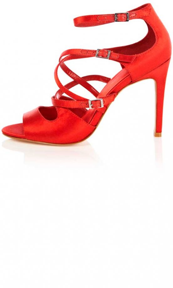 Karen Millen Colourful Satin Sandals, £105