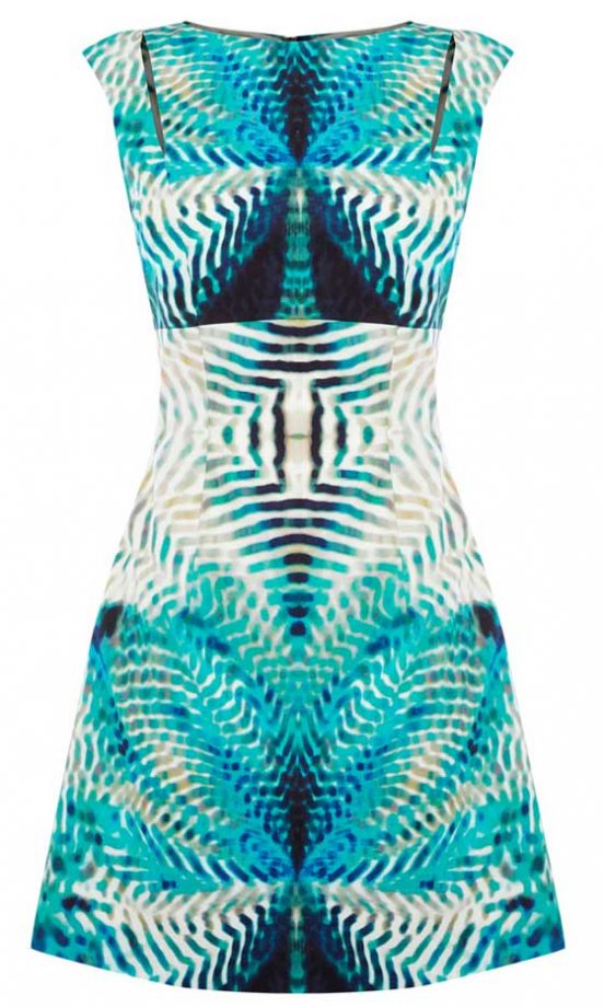 Karen Millen Mirror Print Dress, £140