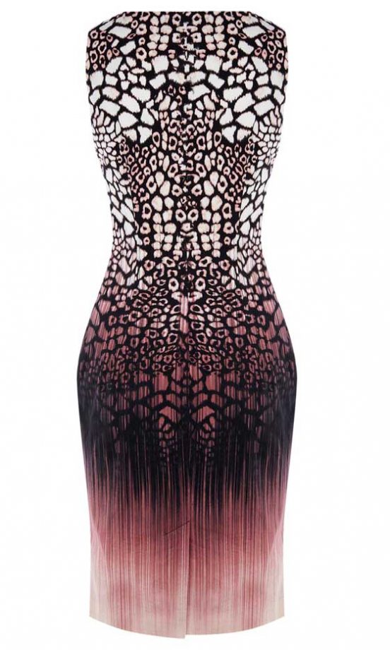 Karen Millen Modern Animal Print Dress, £110