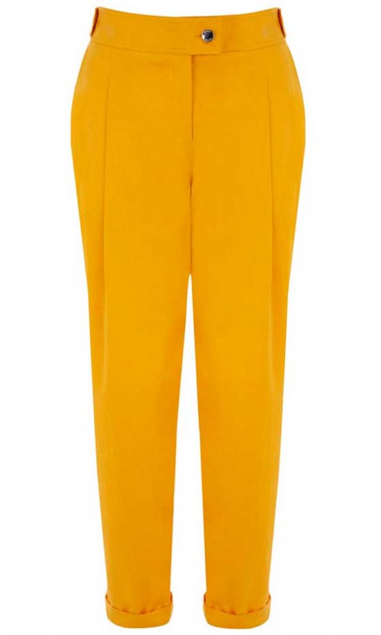 Karen Millen Mustard Trousers, £105