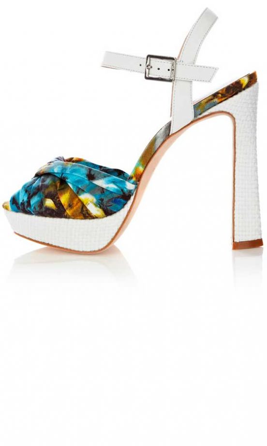 Karen Millen Print Platform Sandal, £125