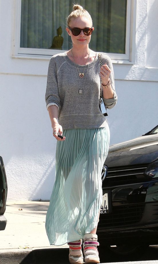 Kate Bosworth Mixes Sporty And Pastel Trends To Perfection, 2012