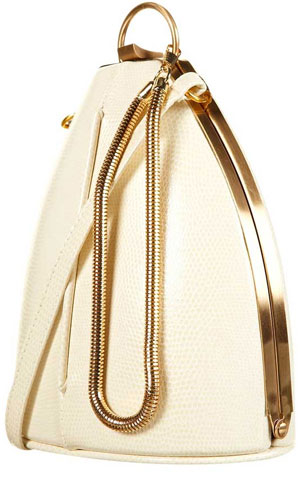 We love high street fashion shop Topshop's tear-drop bag, £30