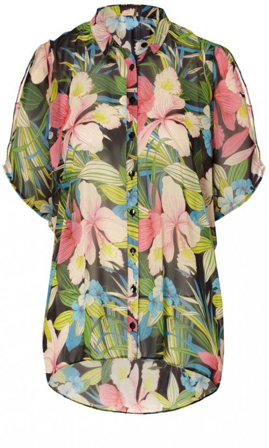 Matalan Tropical Utility Blouse, £16