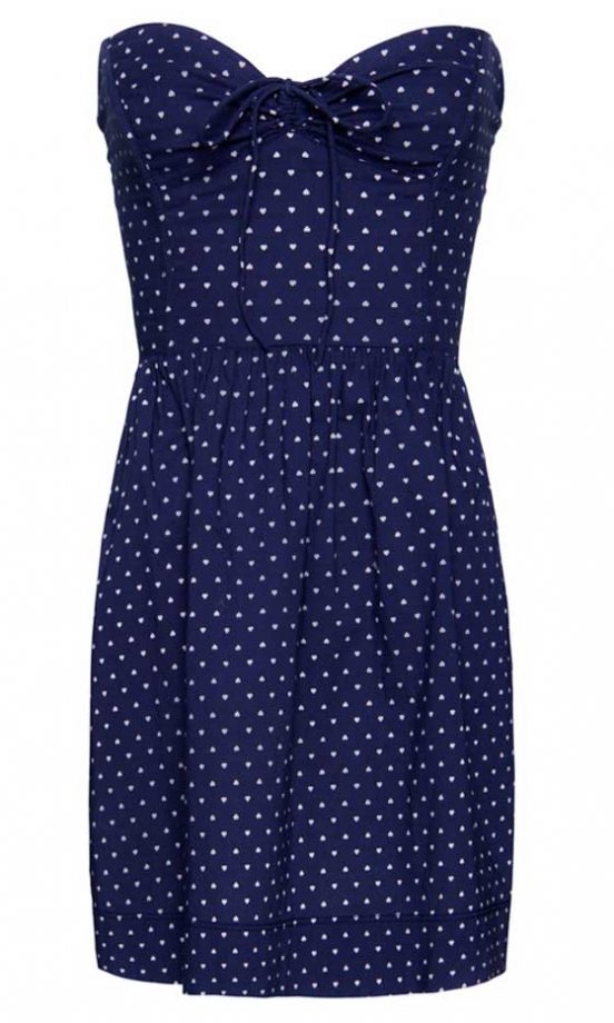 Mango Polkadot Bustier Dress, £29.99