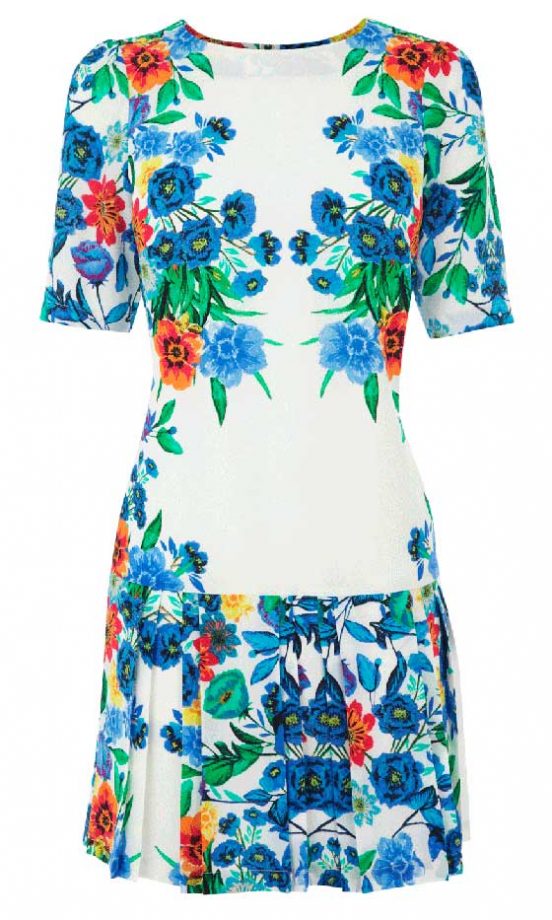 Warehouse Mirrored Floral Dress, £55