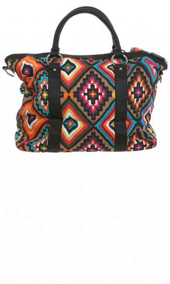 Miss Selfridge Aztec Overnight Bag, £38
