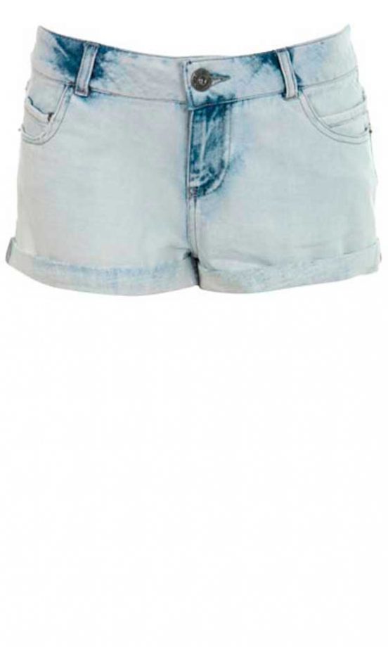 Miss Selfridge Bleached Denim Shorts, £25