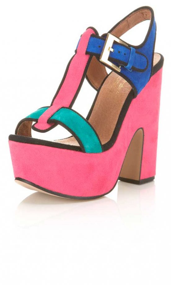 Miss Selfridge Colour Block Heels, £59