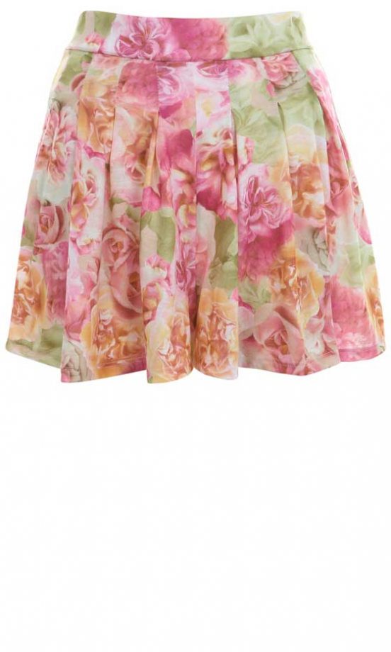 Miss Selfridge Floral Print Skort, £25